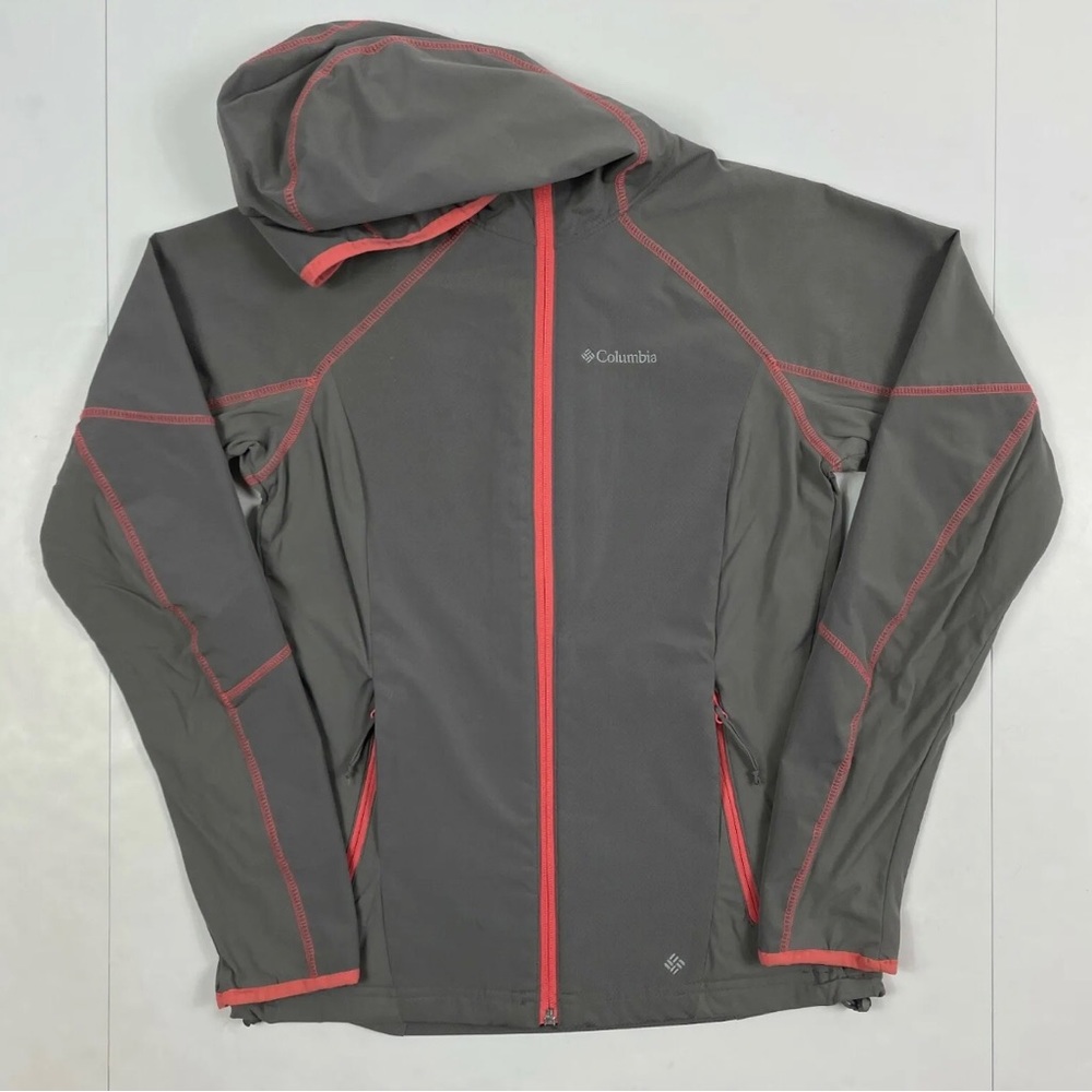Columbia Jacket Women's Extra Small Omni Shield Full Zip Softshell Outdoor Gray